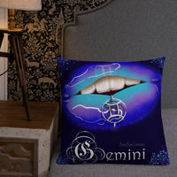 Gemini Zodiac Premium Pillow