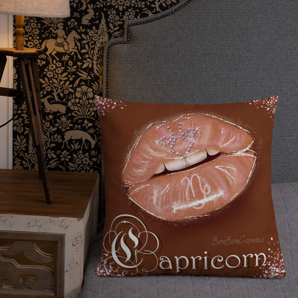 Capricorn Zodiac Premium Pillow