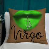 Virgo Zodiac Premium Pillow