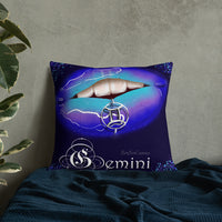 Gemini Zodiac Premium Pillow