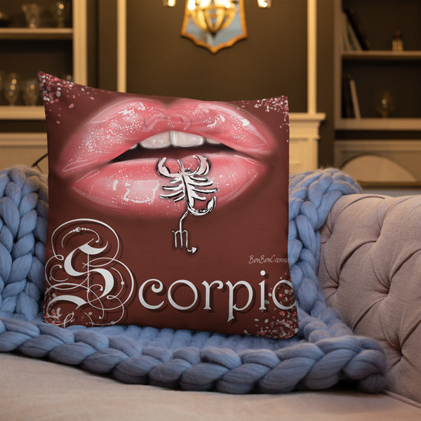 Scorpio Zodiac Premium Pillow