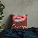 Scorpio Zodiac Premium Pillow