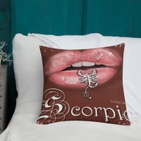 Scorpio Zodiac Premium Pillow