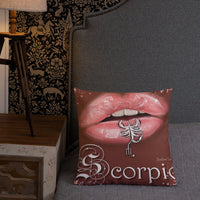 Scorpio Zodiac Premium Pillow