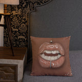 Lips with Grill Premium Pillow