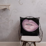 Camera Ready Lips Premium Pillow