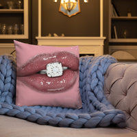 Diamond Lips Premium Pillow