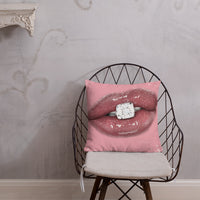 Diamond Lips Premium Pillow