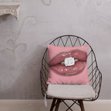 Diamond Lips Premium Pillow