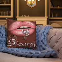 Scorpio Zodiac Premium Pillow