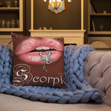 Scorpio Zodiac Premium Pillow