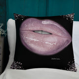 Camera Ready Lips Premium Pillow